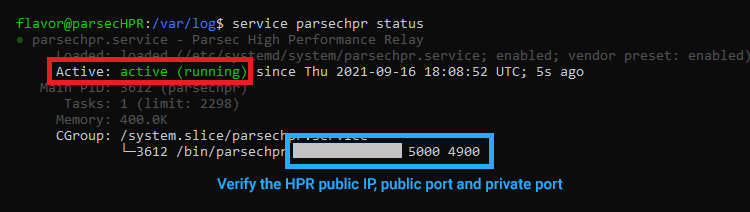 hpr_running_and_correct_details.png